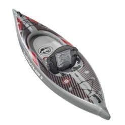 Kajaks Verkaufsgeschäft 13 Extasea Ultimate One S Full Drop-Stitch 1 Personen Kajak Aufblasbar Hochdruck Kajak Red